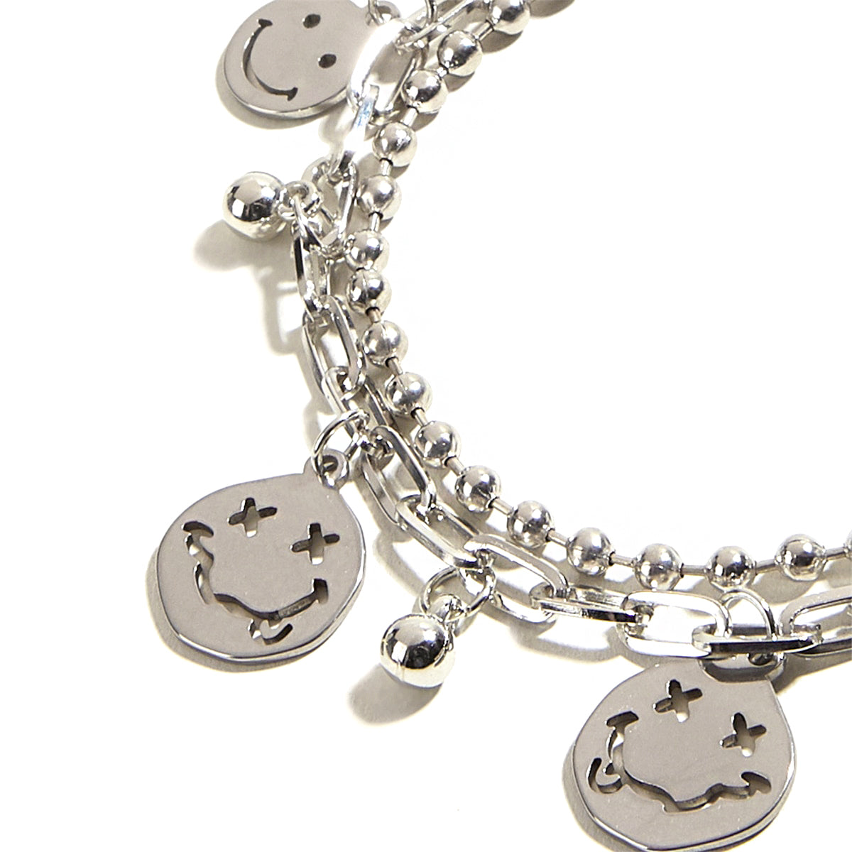 Grunge Smiley Face Bracelet