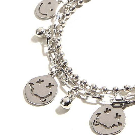Grunge Smiley Face Bracelet