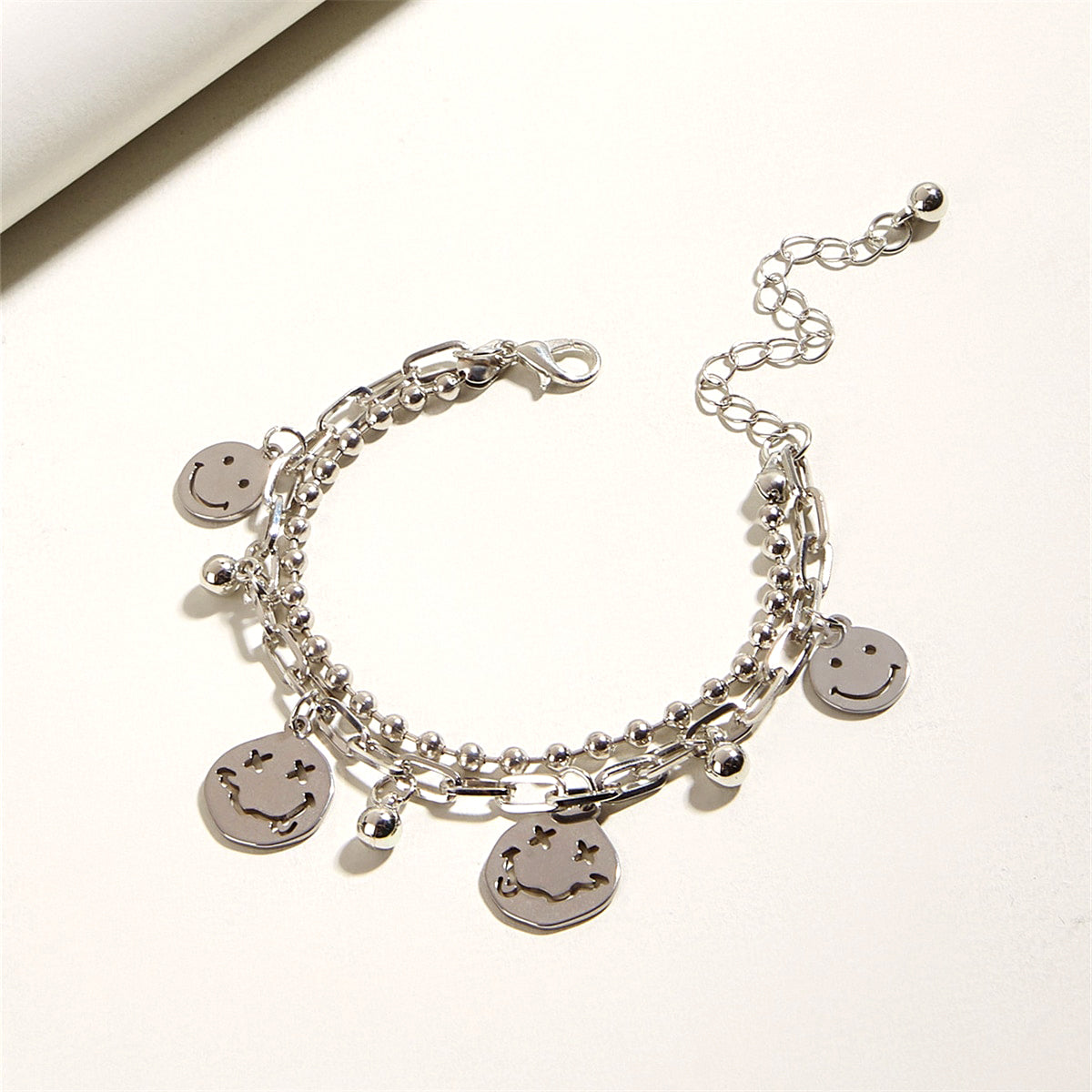 Grunge Smiley Face Bracelet