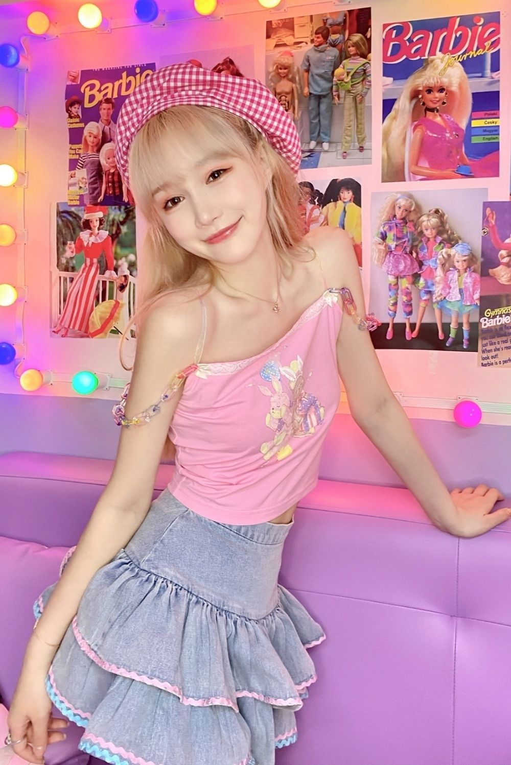 Dollette Kawaii Denim Mini Skirt