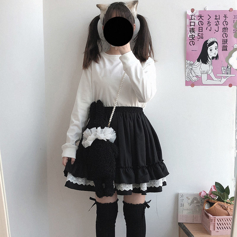 Kawaii Lolita Ruffle Skirt