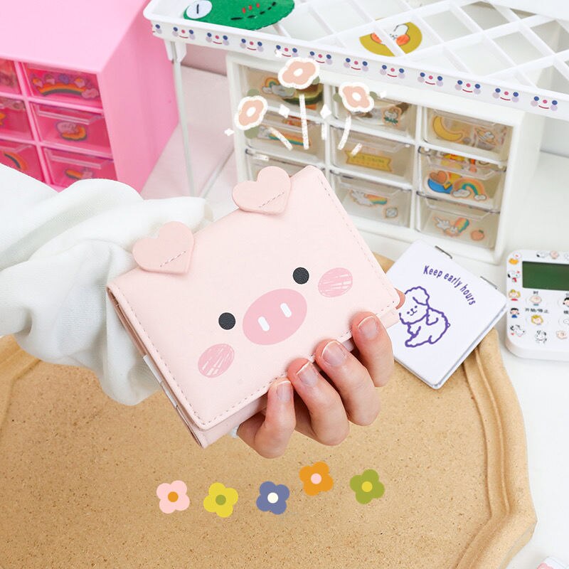 Kawaii Cute Piggy Wallet Card Holder