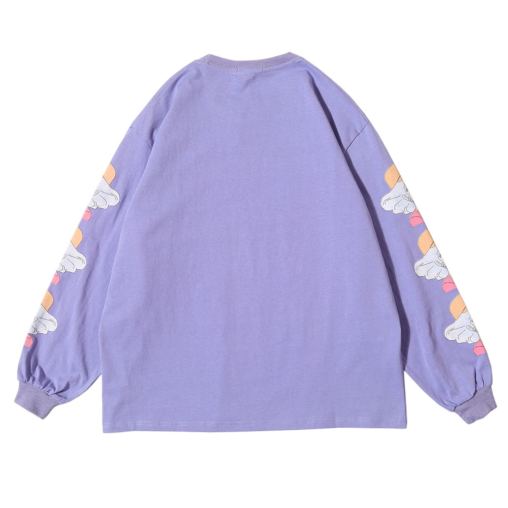 Anime Creamy Long Sleeves T-Shirt