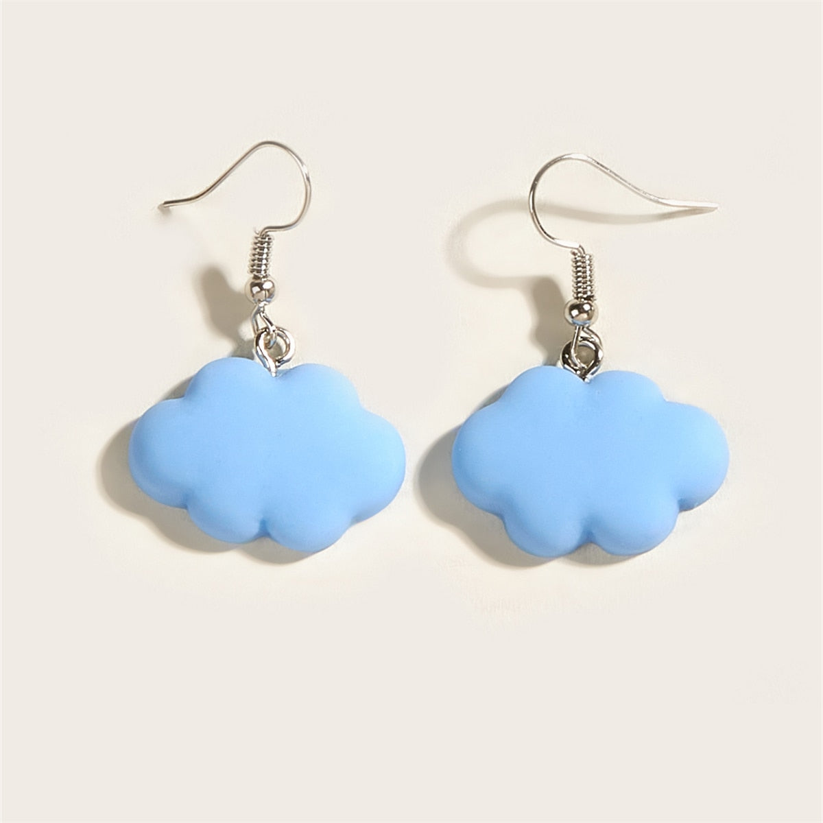 Kawaii Soft Girl Cute Cloud Earrings