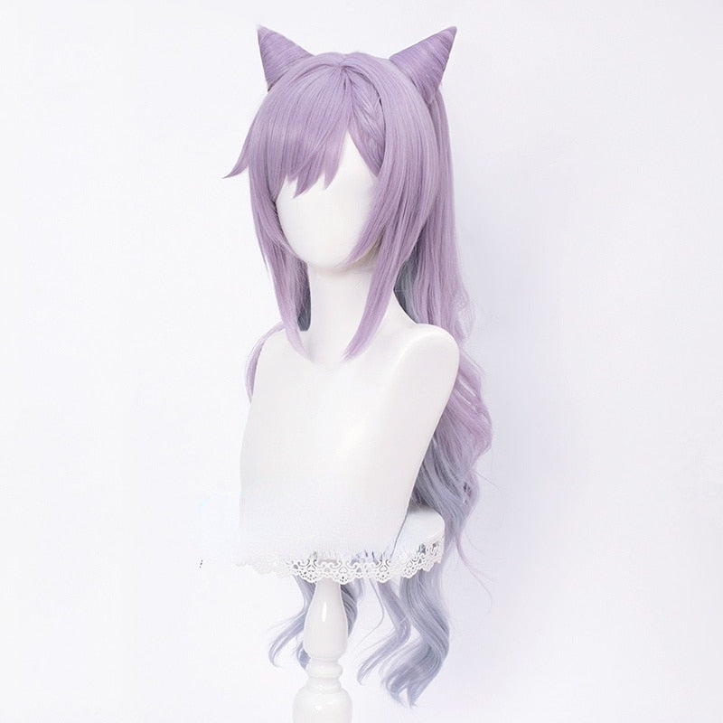 Purple Wig Genshin Impact Keqing Cosplay