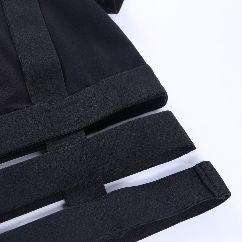 Baby Girl Gothic Crop Top