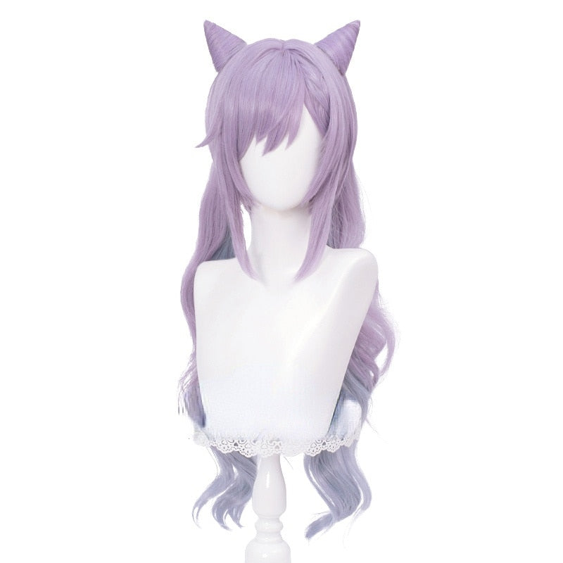 Purple Wig Genshin Impact Keqing Cosplay