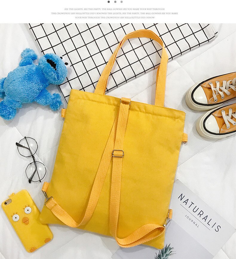 Kawaii Aesthetic Messenger Tote Bag