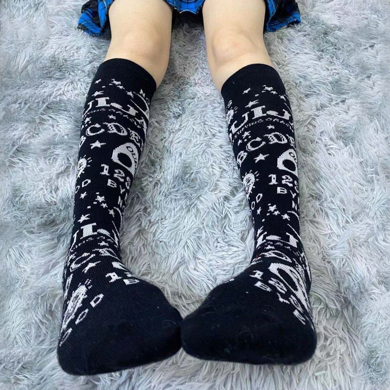 Ouija Board Tube Socks