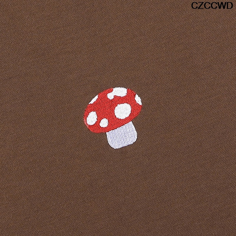 Mushroom Emboidery Sweatshirt