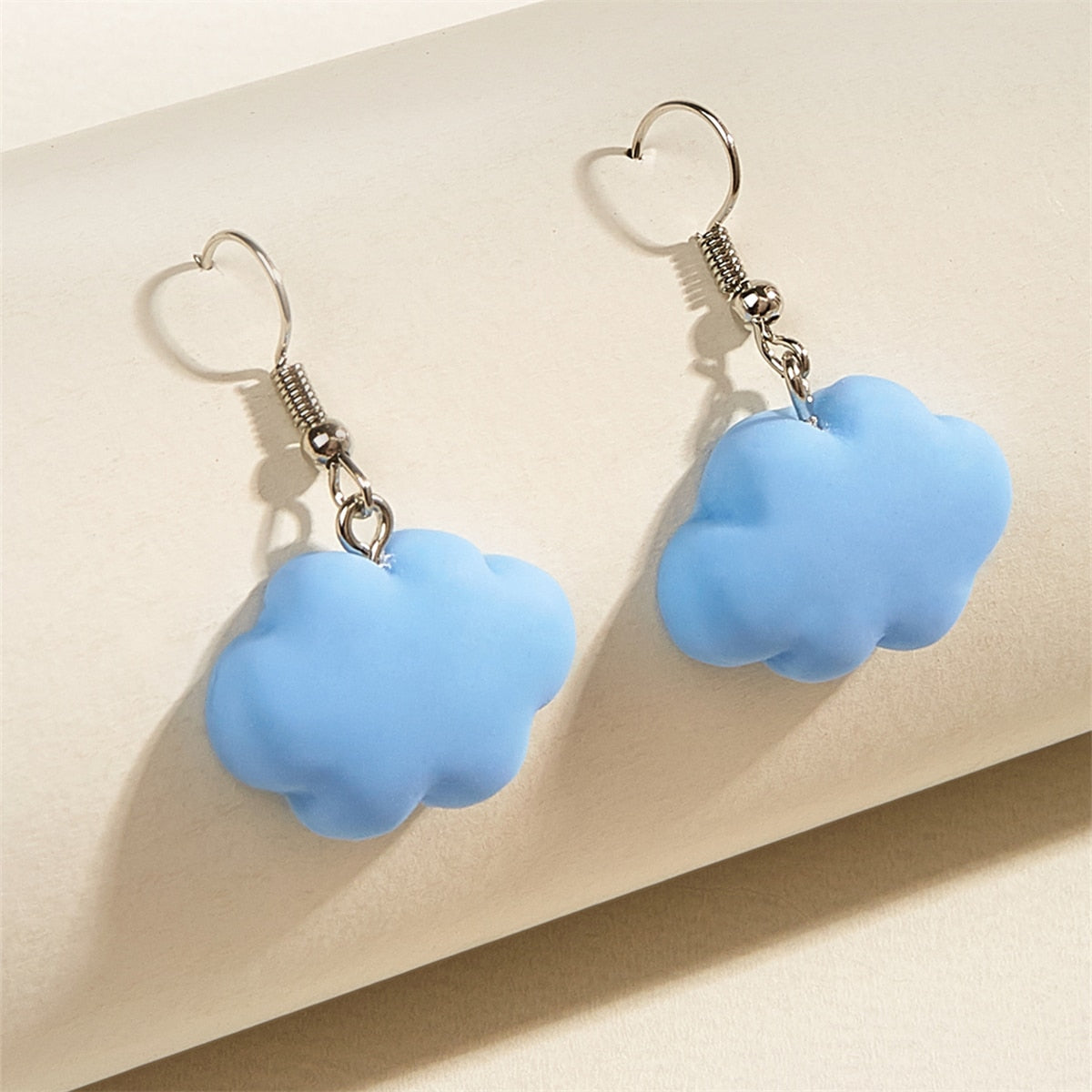 Kawaii Soft Girl Cute Cloud Earrings