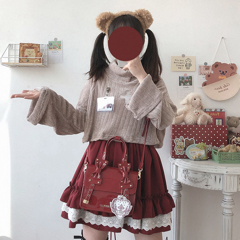 Kawaii Lolita Ruffle Skirt