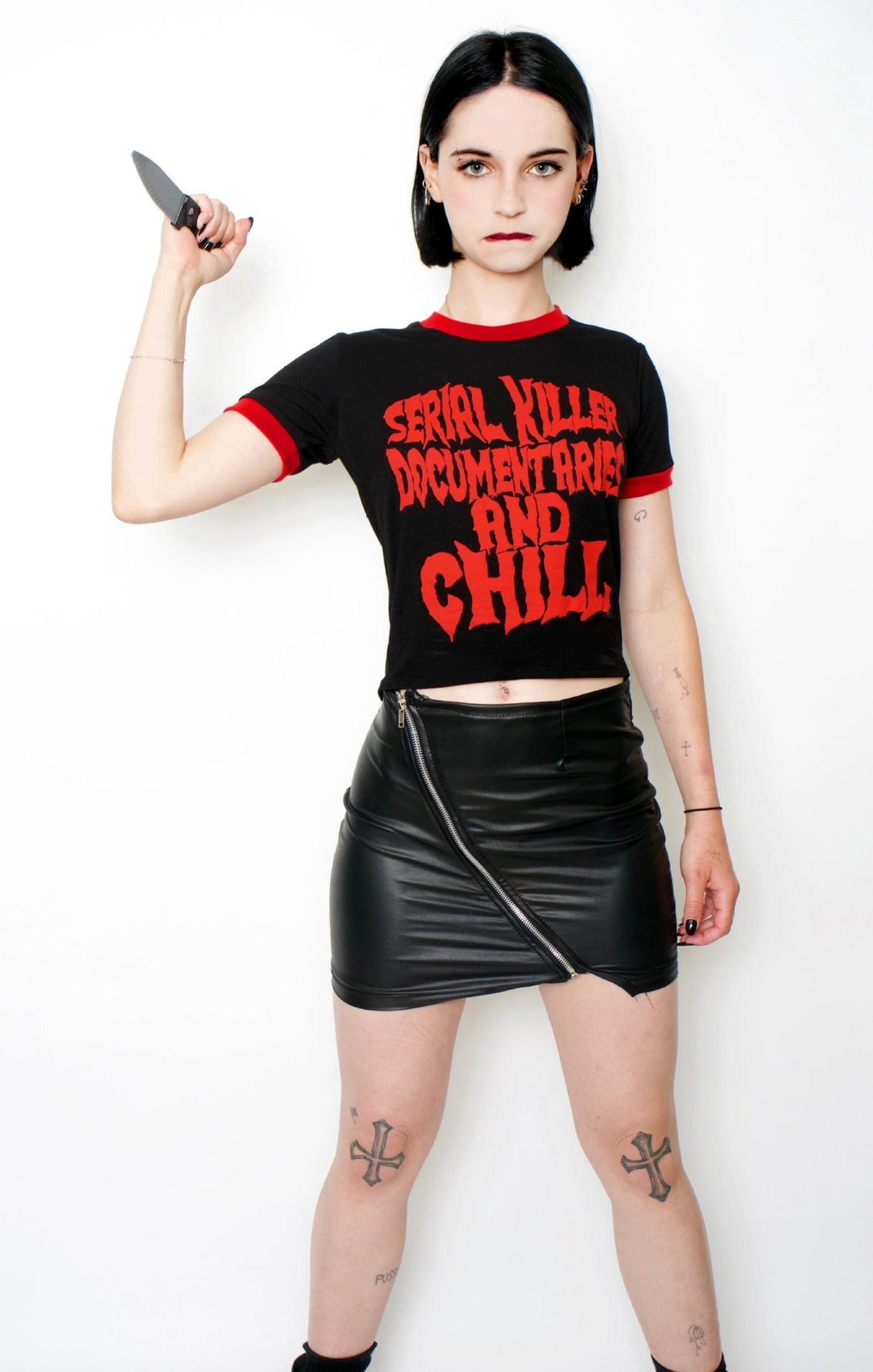 Documentaries and Chill Crop Top