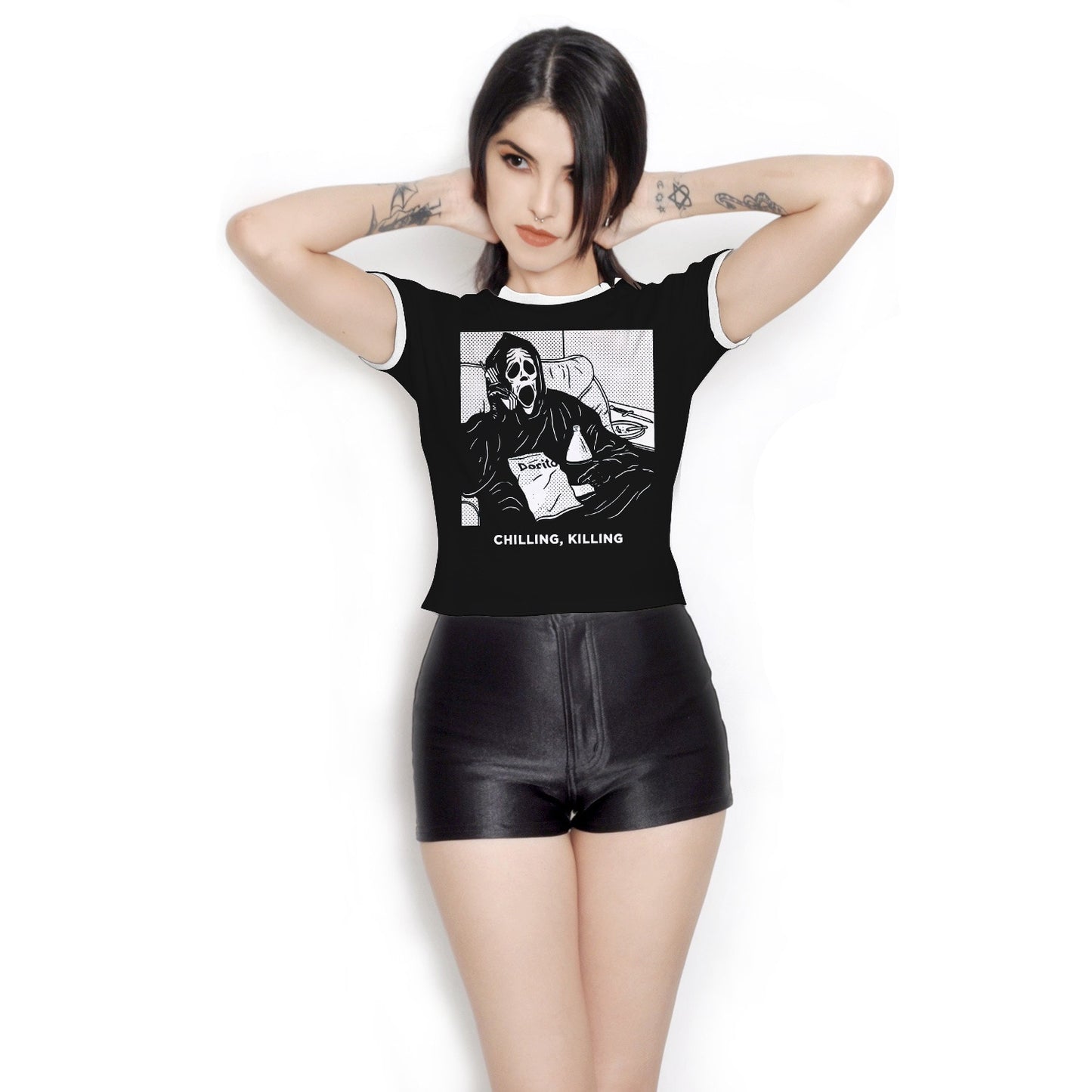 Chilling Killing Scream Crop Top