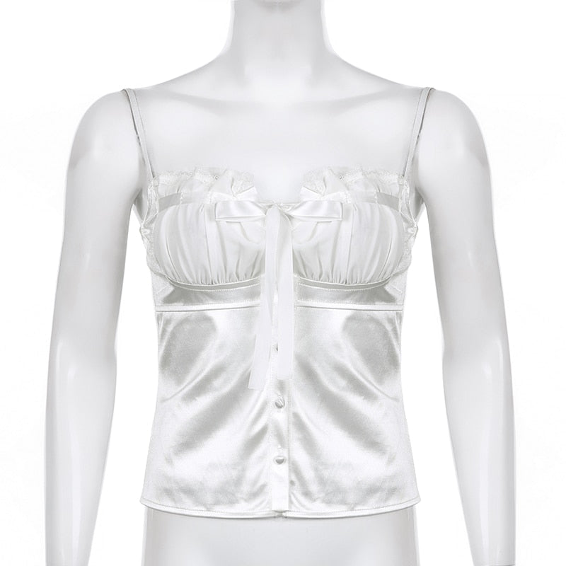 Coquette Satin Milkmaid Bustier