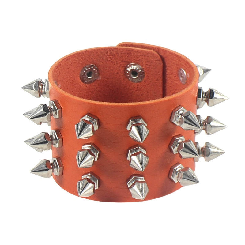 Pastel Goth Egirl Punk Rock Layered Bracelet Black