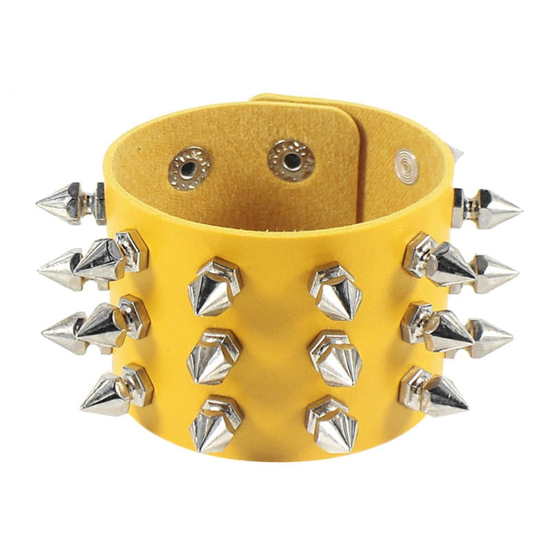 Pastel Goth Egirl Punk Rock Layered Bracelet Black
