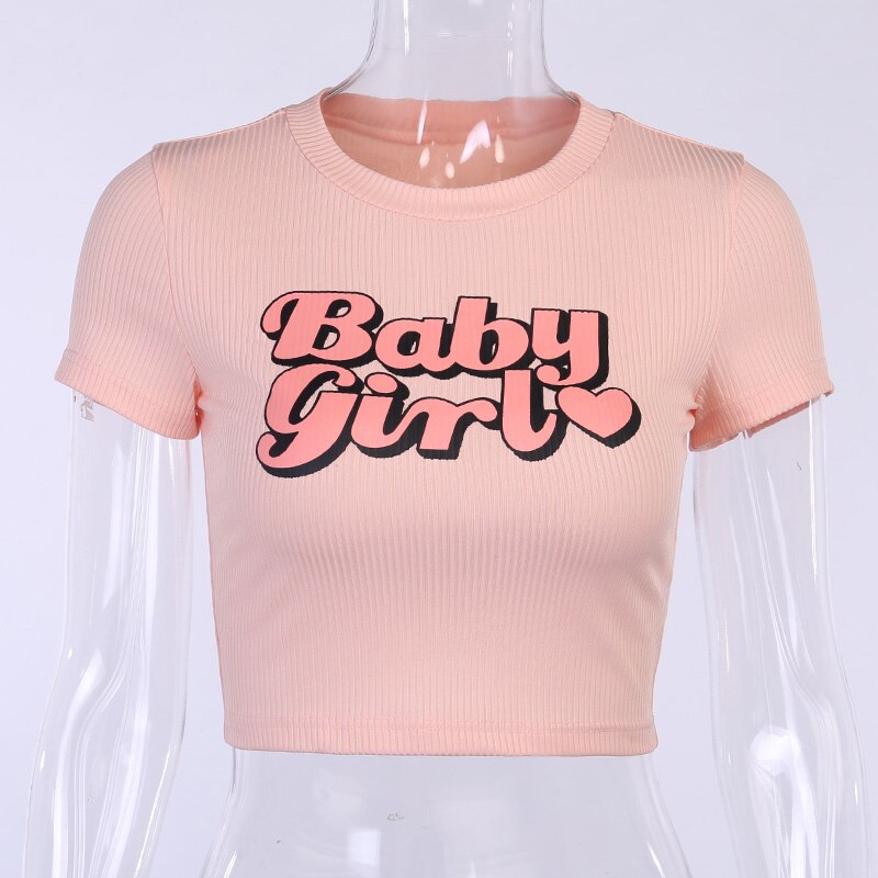 Y2K Egirl Baby Girl Crop Top