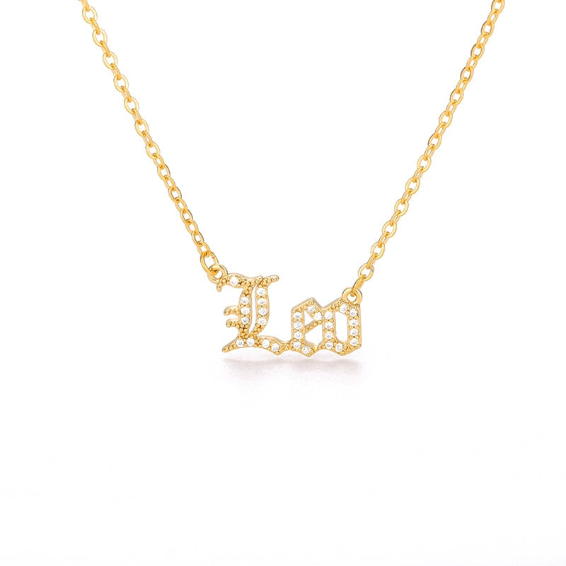 Y2K Gothic Zodiac Necklace