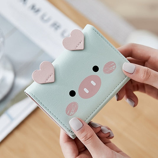 Kawaii Cute Piggy Wallet Card Holder