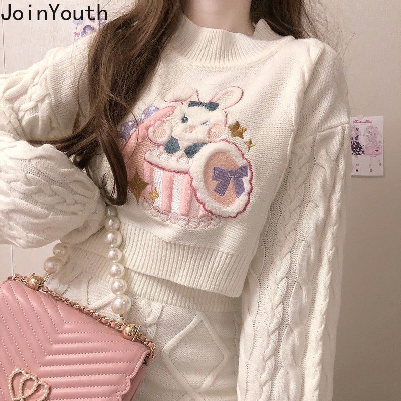 Soft Girl Kawaii Two Piece Matching Set