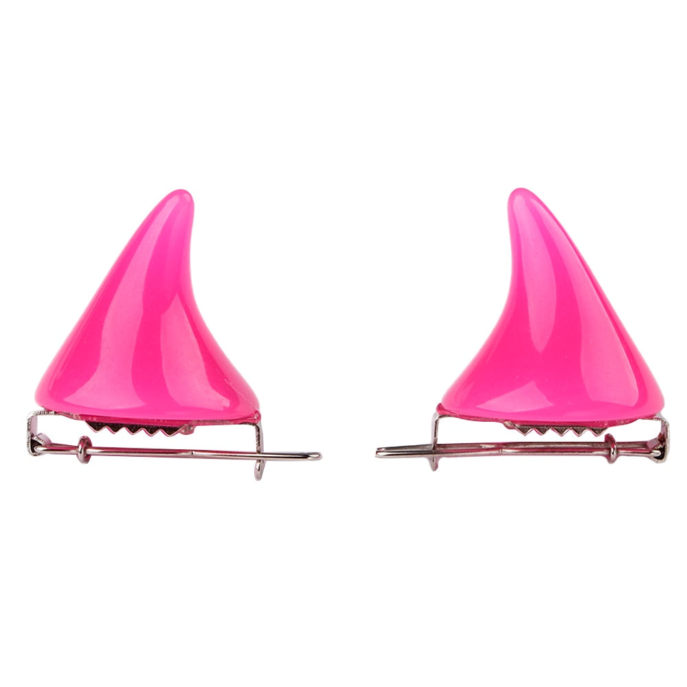 Demon Horns Hair Clips
