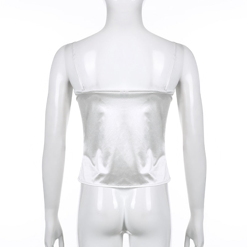 Coquette Satin Milkmaid Bustier