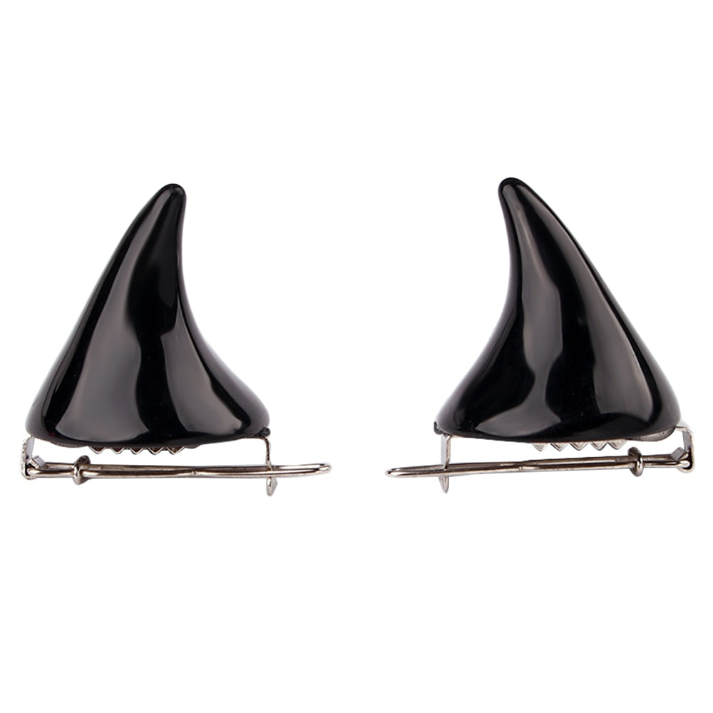 Demon Horns Hair Clips