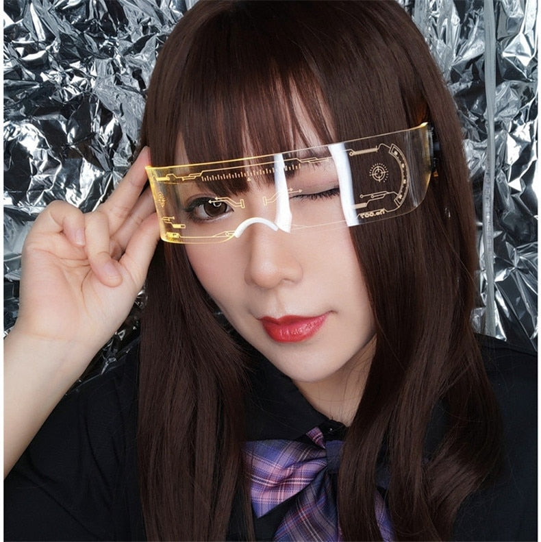 Gamer Girl LED Sunglasses Twitch Streamer