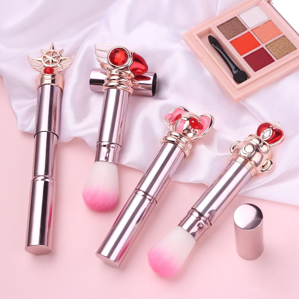 Magical Girl Sakura Retractable Makeup Brush