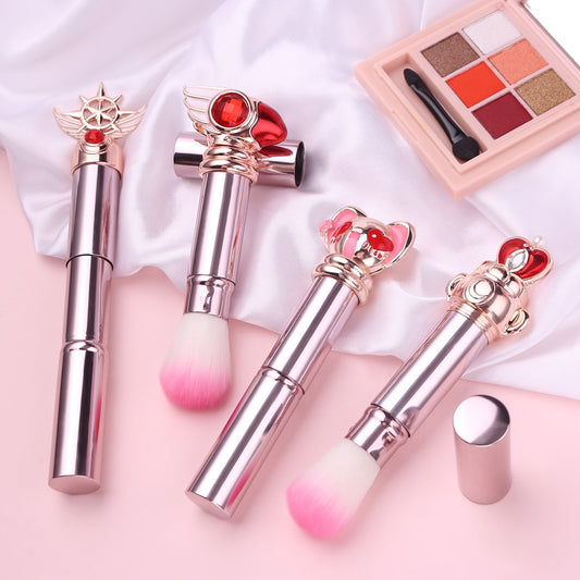 Magical Girl Sakura Retractable Makeup Brush