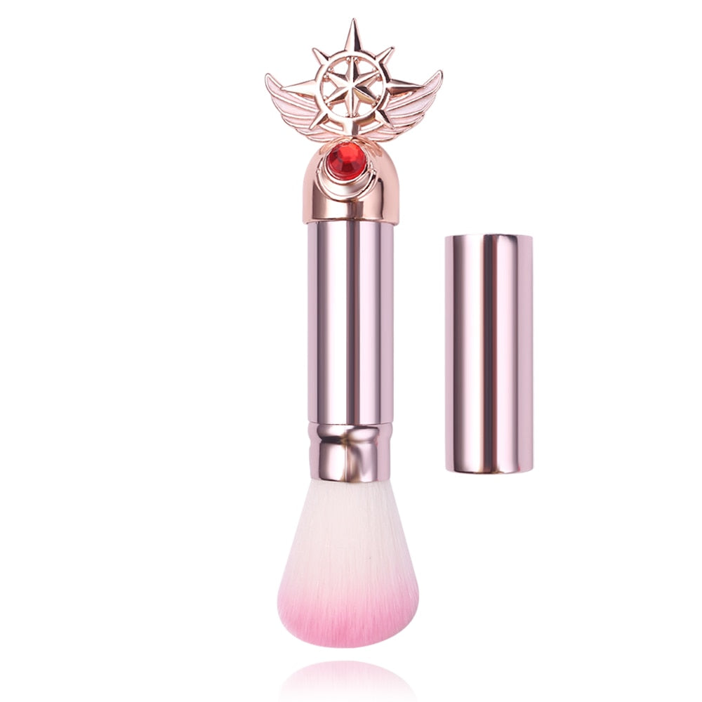 Magical Girl Sakura Retractable Makeup Brush