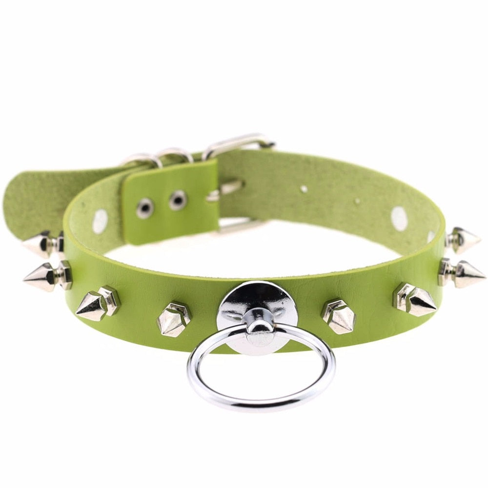 Riot Girl Choker Collar Necklace