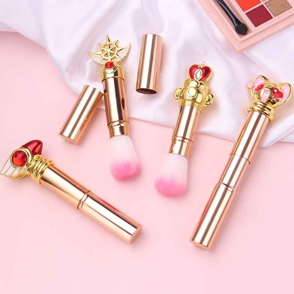 Magical Girl Sakura Retractable Makeup Brush