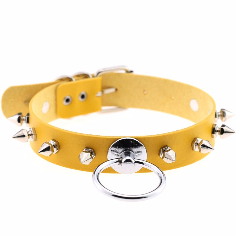Riot Girl Choker Collar Necklace