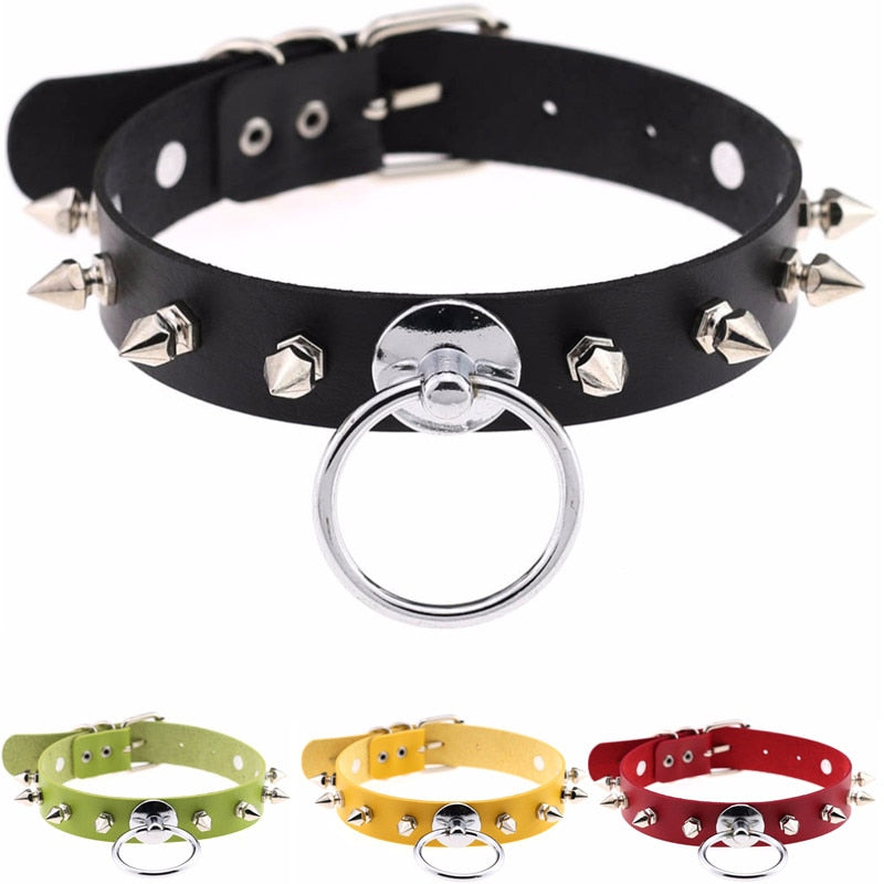 Riot Girl Choker Collar Necklace