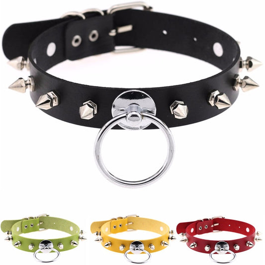 Riot Girl Choker Collar Necklace