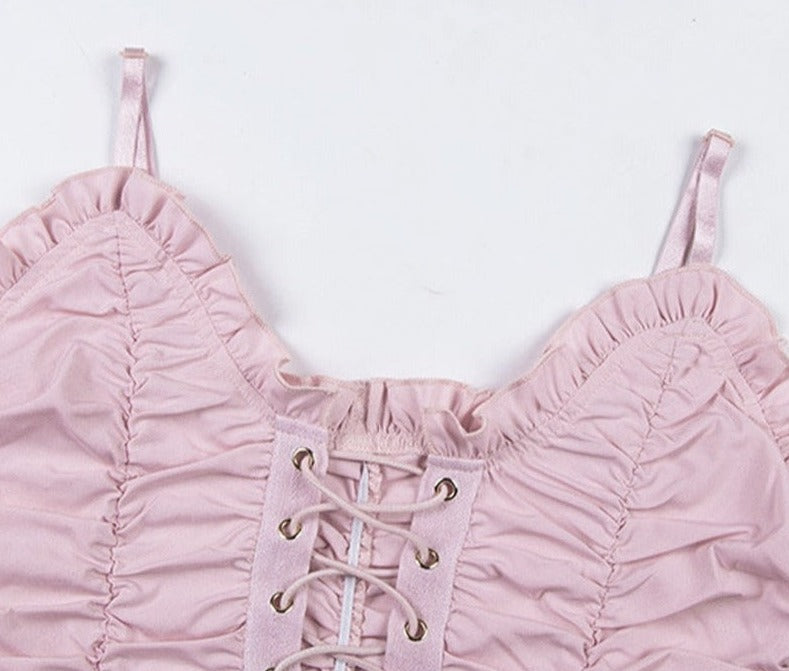 Coquette Doll Pink Cami Top