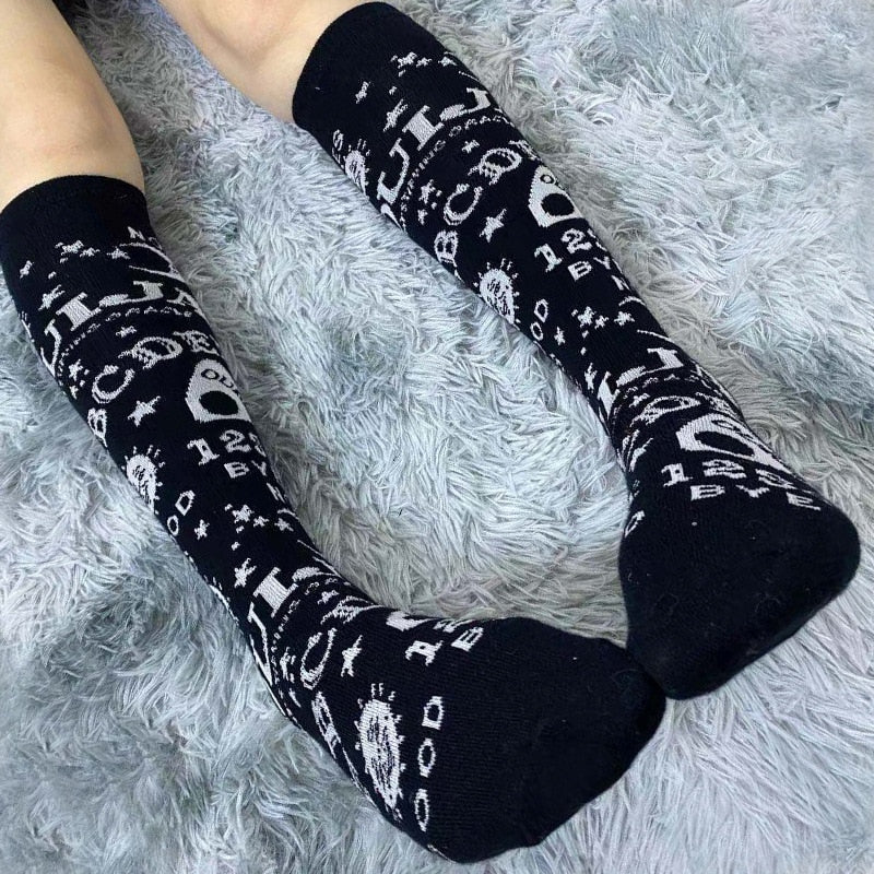 Ouija Board Tube Socks