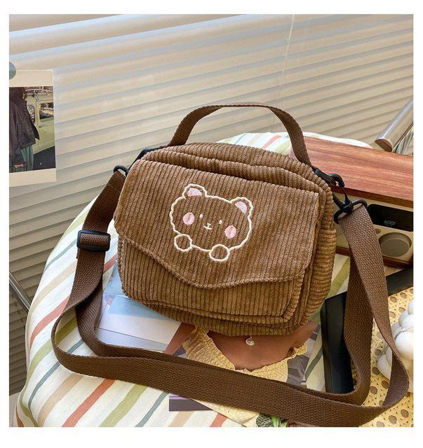 Soft Brown Mocha Kawaii Satchel bag