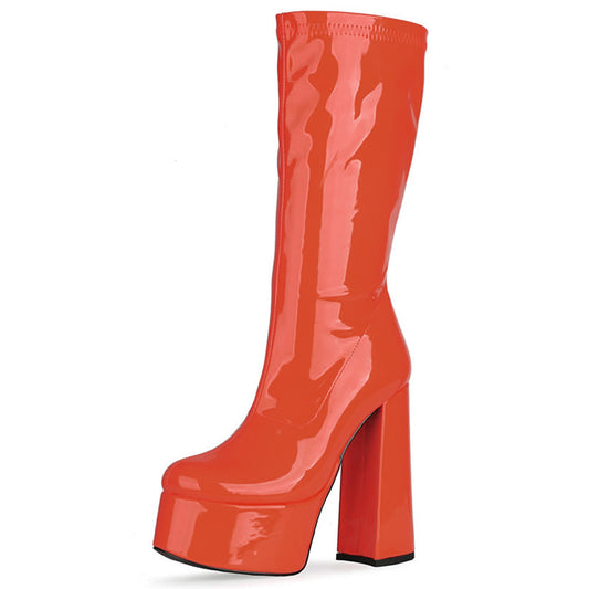 Lovecore Shiny Red Boots