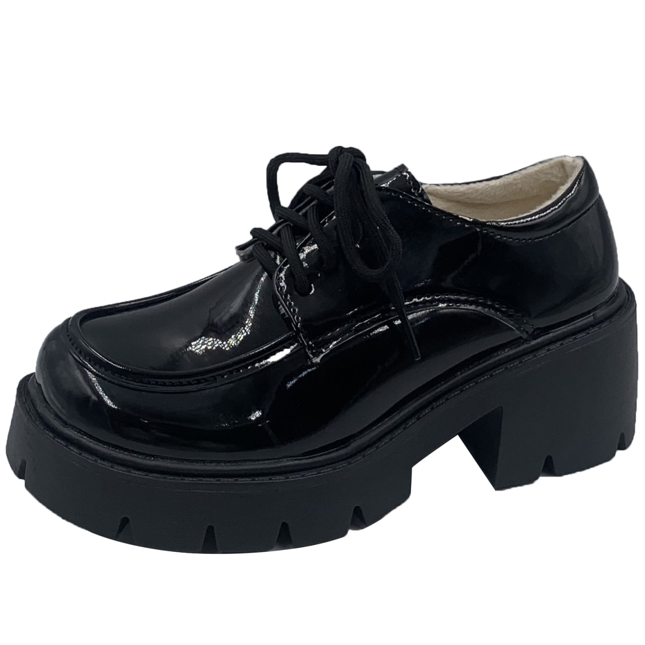 Dark Academia British School Uniform Shoes