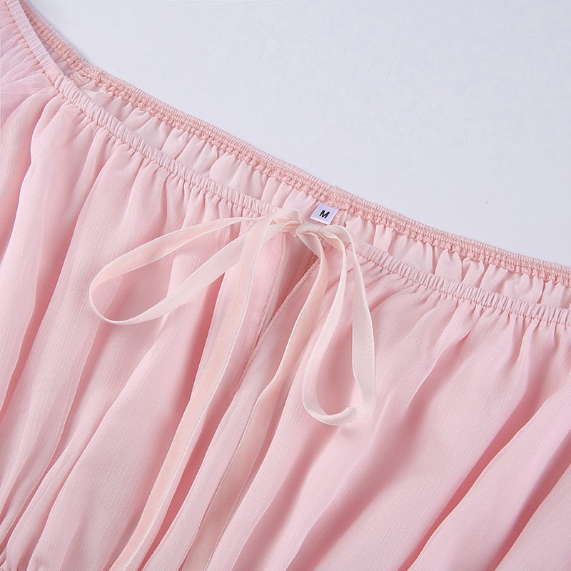 Coquette Pink Corset Mini Dress Set