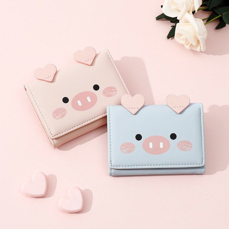 Kawaii Cute Piggy Wallet Card Holder