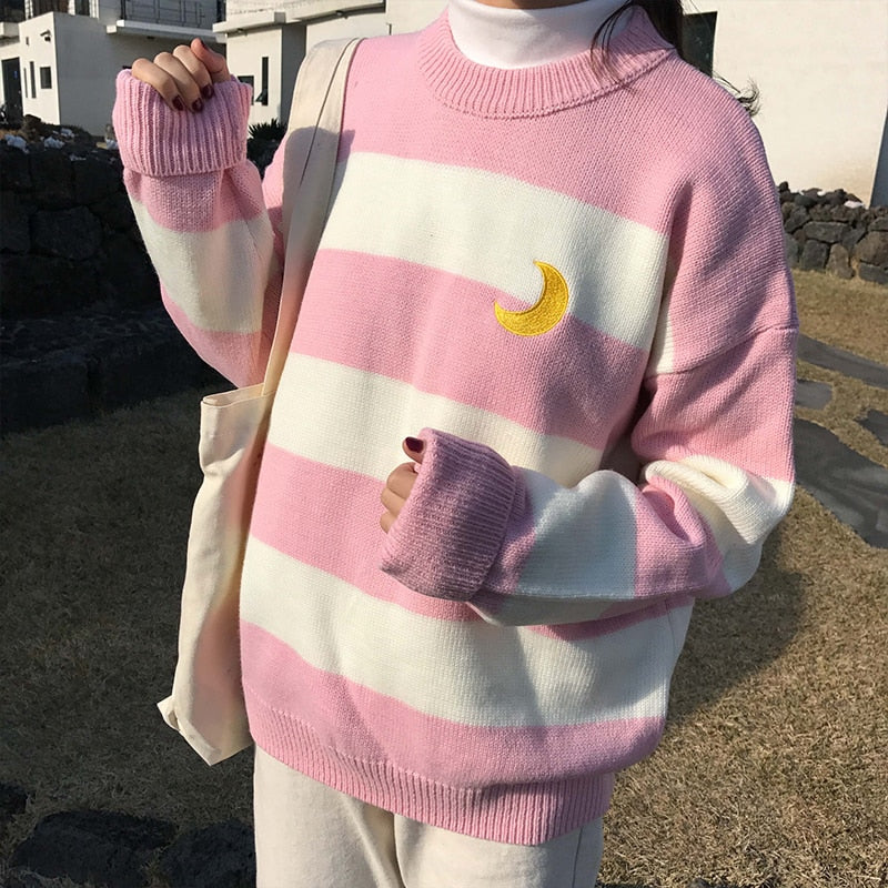 Moon Princess Striped Sweater