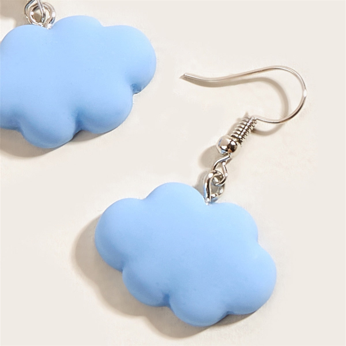 Kawaii Soft Girl Cute Cloud Earrings