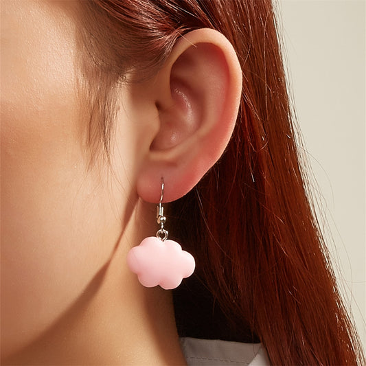 Kawaii Soft Girl Cute Cloud Earrings
