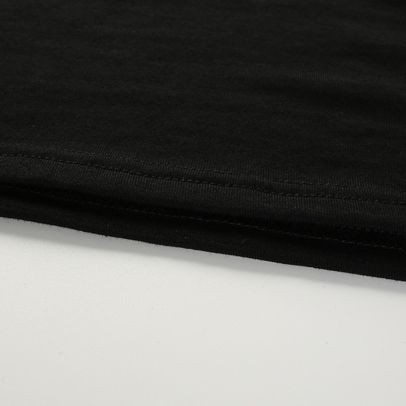 Crop Top T-Shirt Black