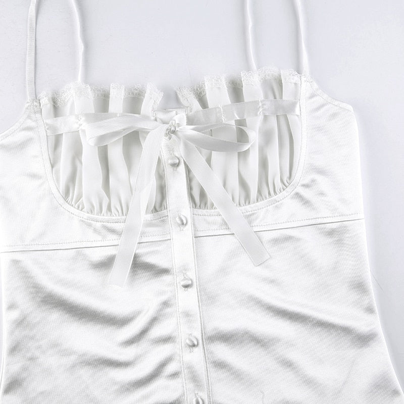 Coquette Satin Milkmaid Bustier