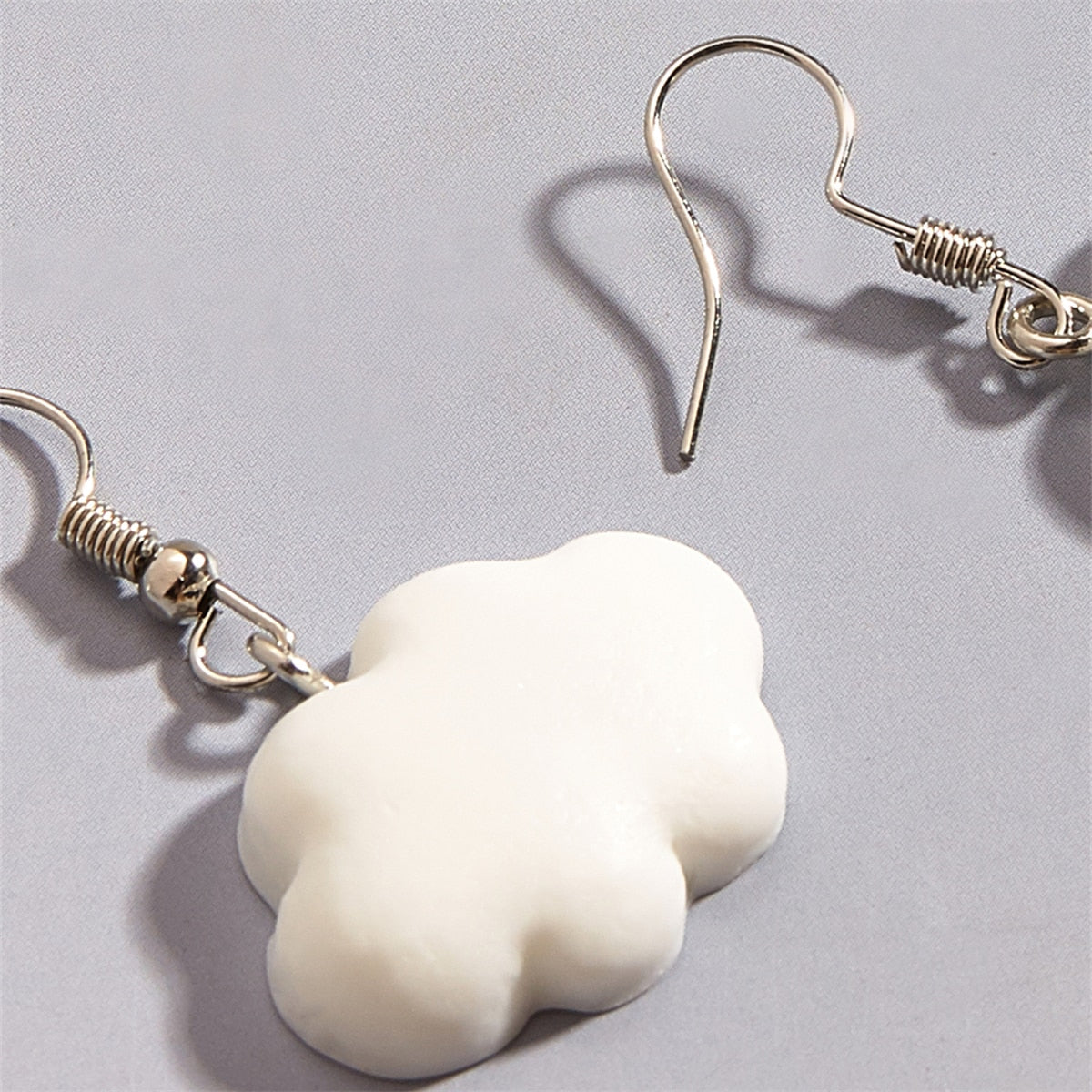 Kawaii Soft Girl Cute Cloud Earrings